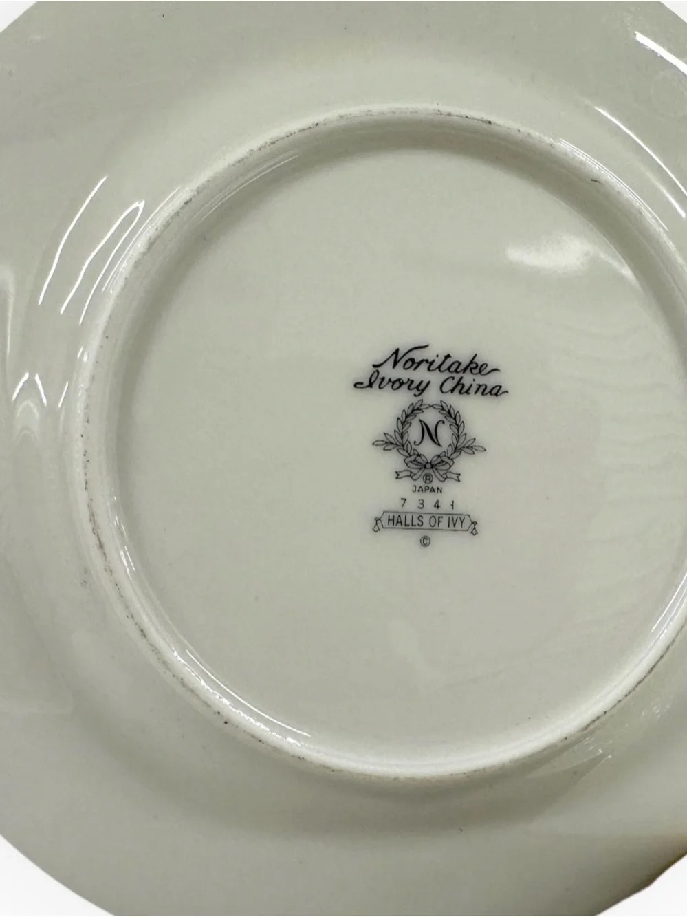 Elegant Ivory Dinner Plates with Gold Trim - Set of 2